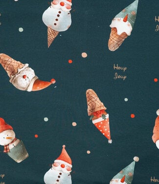 snowman icecream - french terry