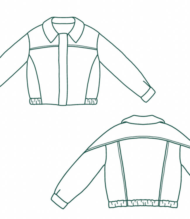 Atelier Jupe Louise jas - papieren patroon
