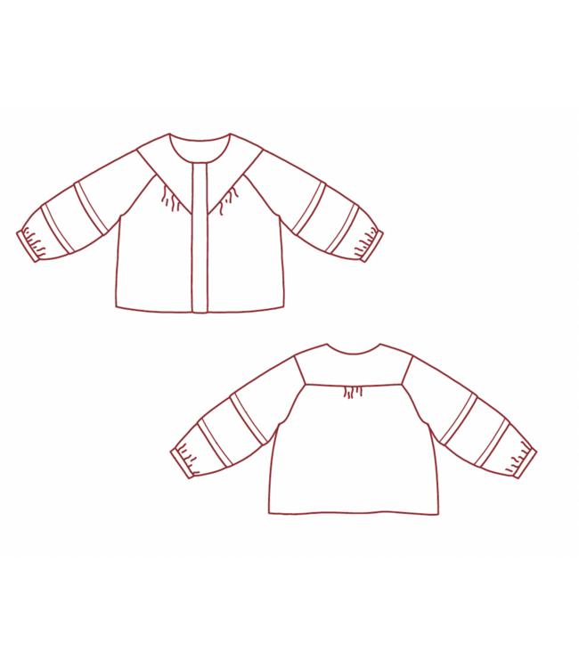 Atelier Jupe Phoebe blouse - papieren patroon