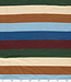 multicolor brede strepen - french terry