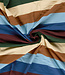 multicolor brede strepen - french terry