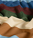 multicolor brede strepen - french terry