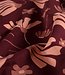 bordeaux pluisbloem - sweater