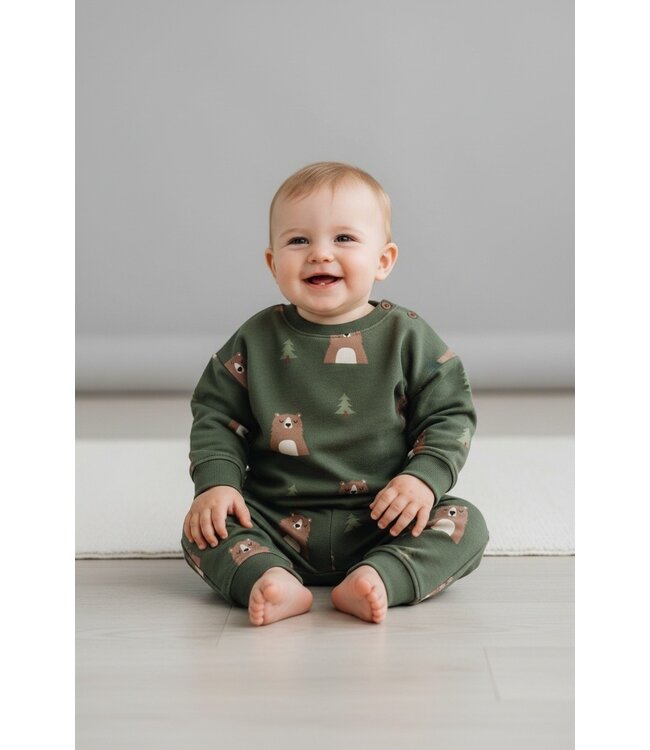beren flessengroen - sweater