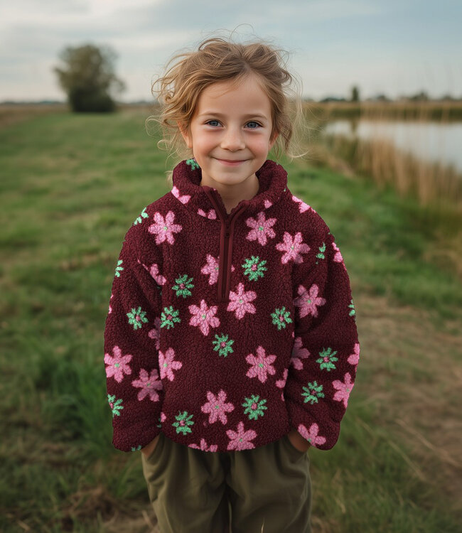 bloemen gebroken wit - heavy teddy