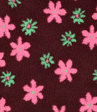 bloemen bordeaux - heavy teddy
