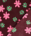 bloemen bordeaux - heavy teddy