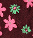 bloemen bordeaux - heavy teddy