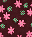 bloemen bordeaux - heavy teddy