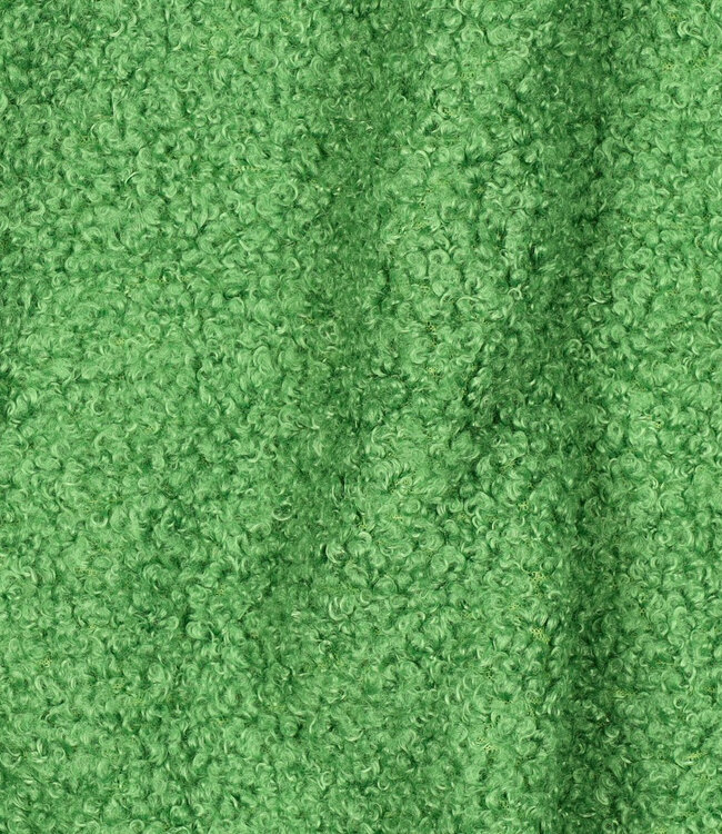 appelgroen - teddy boucle double face met fleece