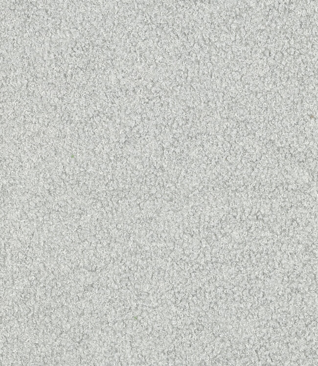 lichtgrijs - teddy boucle double face met fleece