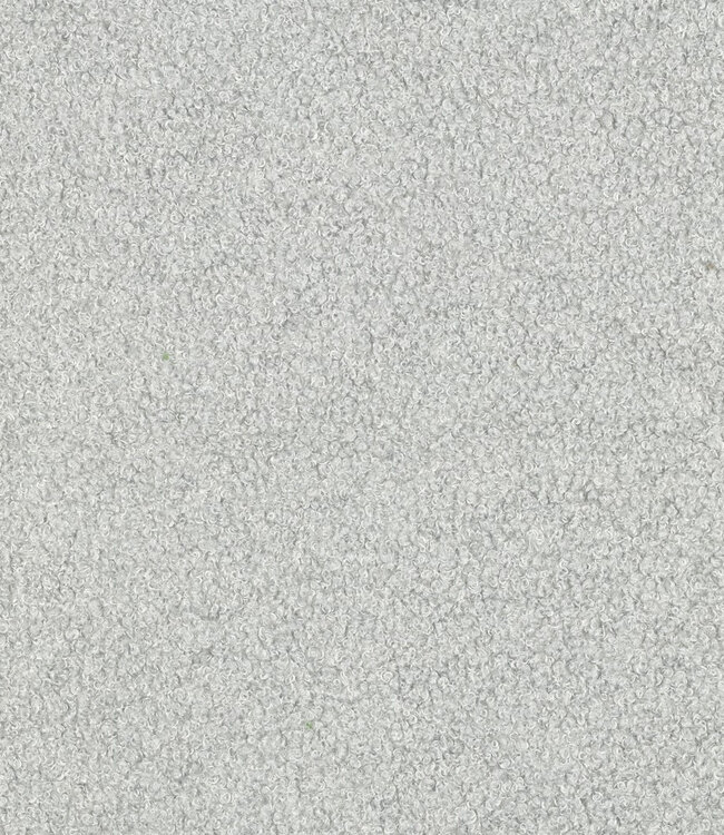 lichtgrijs - teddy boucle double face met fleece