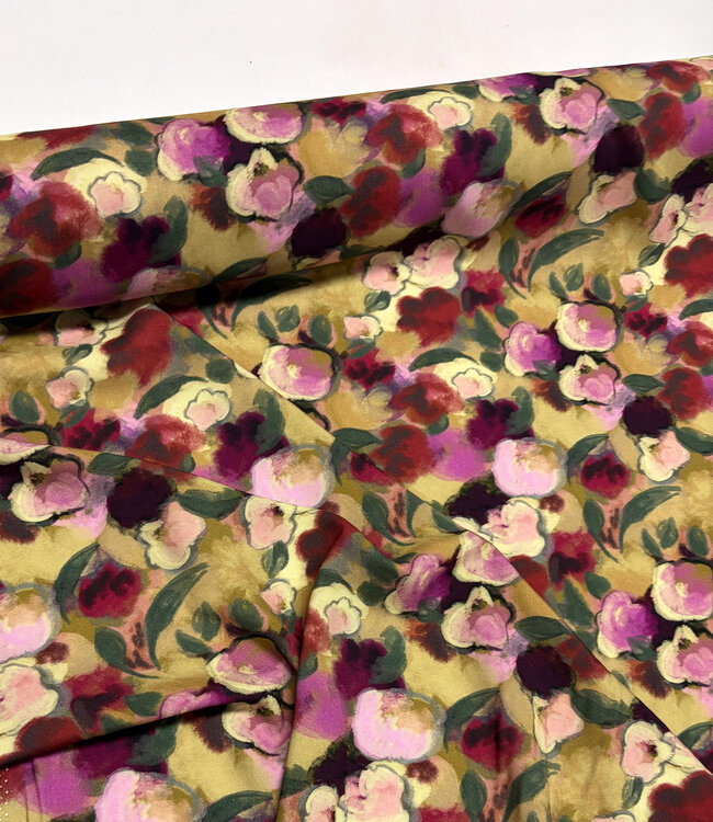 prachtige groen en violet viscose