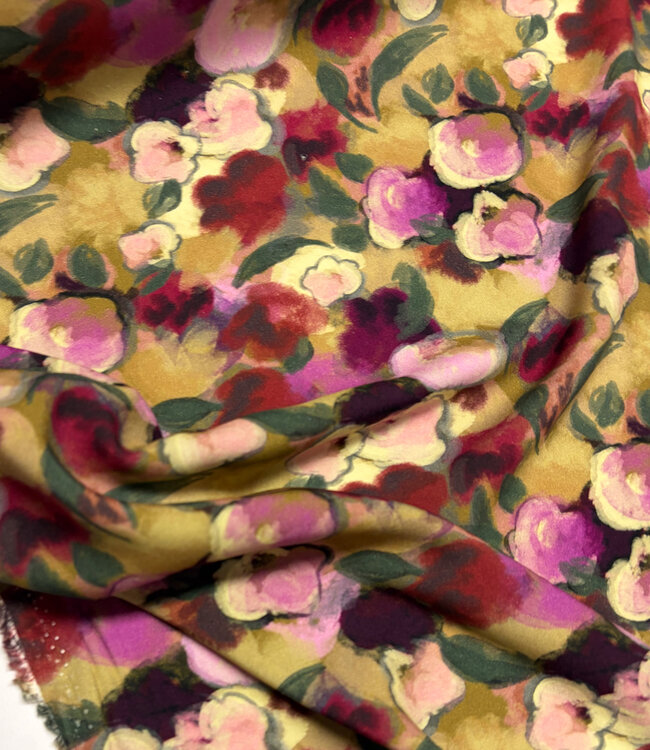 prachtige groen en violet viscose