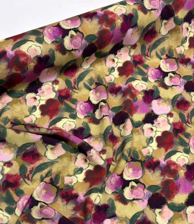 prachtige groen en violet viscose