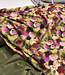 prachtige groen en violet viscose