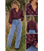 polkadots lila op aubergine - viscose