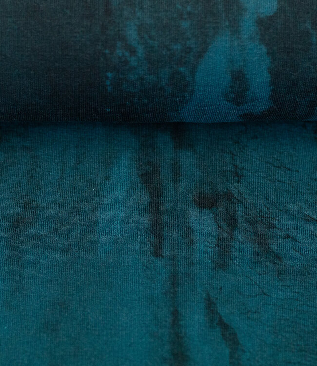 Swafing mamoet petrol all over - sweater