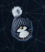 Do not disturb the penguin - sweater paneel 90 cm