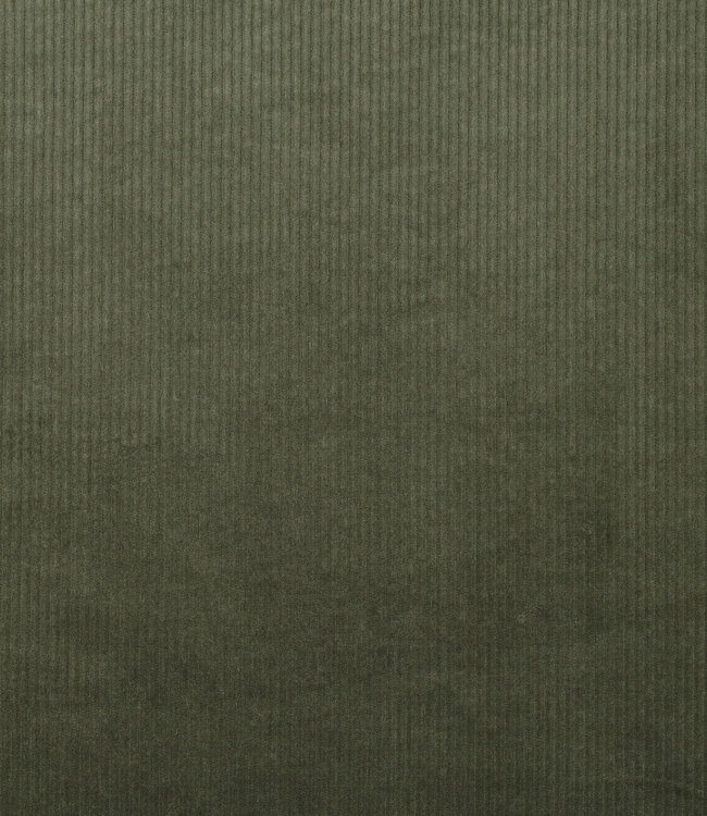 khaki - washed corduroy met stretch - ribfluweel