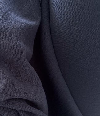 twill double gauze - mooie zware kwaliteit - marineblauw