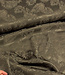A la Ville Ingeweven leaves - donker olijfgroen - Viscose rayon gesatineerd (knipmode)