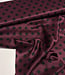 polkadots bordeaux - gesatineerde viscose