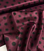 polkadots bordeaux - gesatineerde viscose