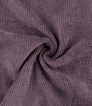 aubergine - soepelvallende washed corduroy