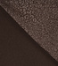 donkerbruin met subtiele luipaardprint - soepelvallende corduroy / ribfluweel