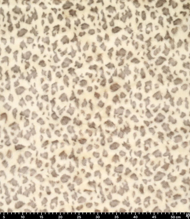 deadstock Faux Fur - Siberian Tiger beige - prachtige kwaliteit
