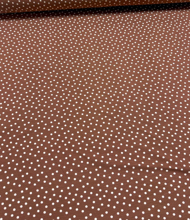 donkerbruine dots - jogging