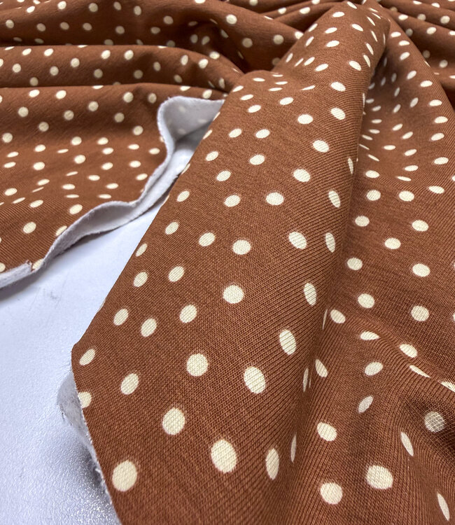 donkerbruine dots - jogging