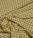 polkadots geel en bruin - viscose