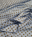 polkadots blauw en bruin - viscose