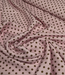 polkadots roze en bruin - viscose