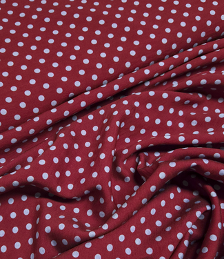 polkadots bordeaux en lavendel - viscose