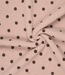 polkadots roze en bruin - heavy knit teddy