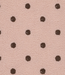 polkadots roze en bruin - heavy knit teddy