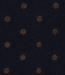 polkadots marineblauw en bruin - heavy knit teddy