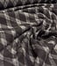 gebreide jacquard checks - donkerbruin