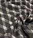 gebreide jacquard checks - donkerbruin