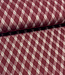 gebreide jacquard checks - bordeaux