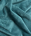 petrolgroen - soepelvallende washed corduroy