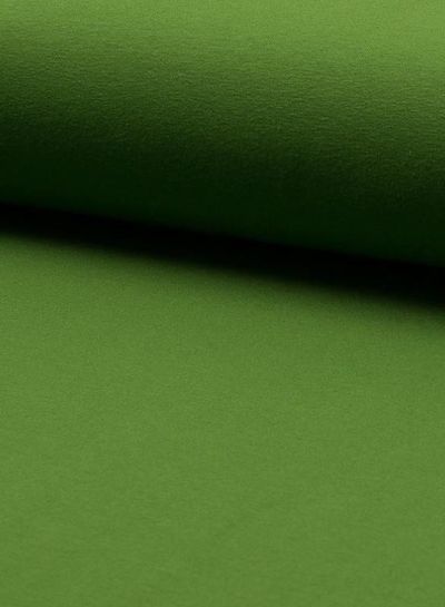 Madeline grasgroen - effen tricot