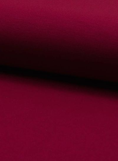 Poppy fabrics punta di roma bordeaux