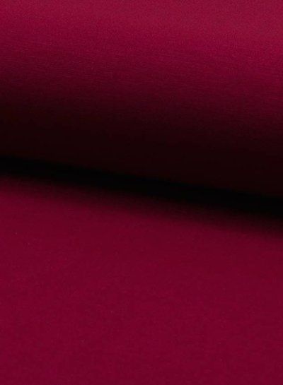 Poppy fabrics punta di roma bordeaux