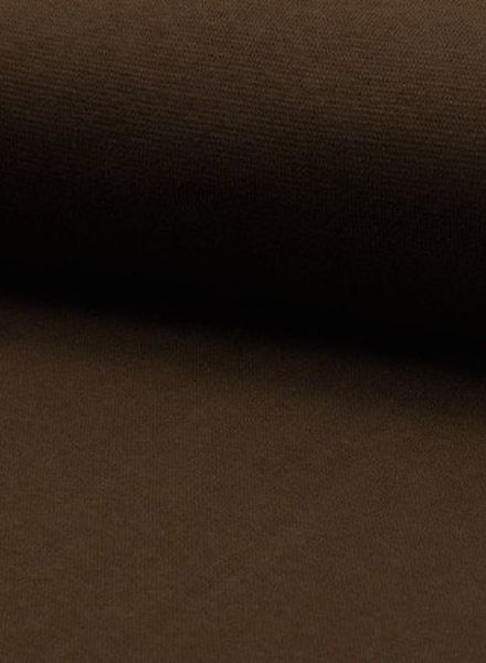dark brown -  - solid rib cuff