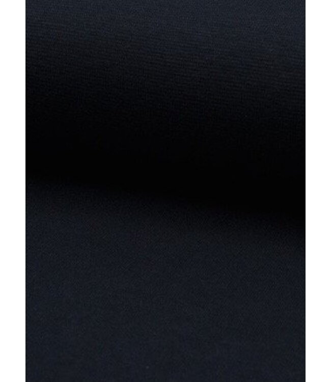 donkermarineblauw - effen  boordstof OEKO TEX