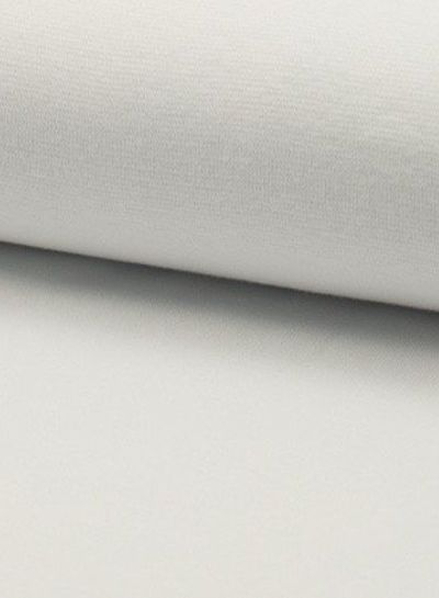 white - solid rib cuff